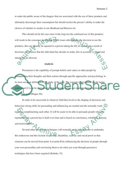 Abolishment of Tobacco