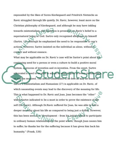 Arch of Triumph and Sartre