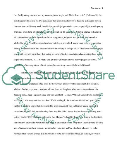 In what way can we characterize inmate literature