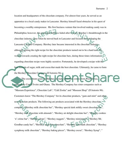 The Hershey Chocolate Company