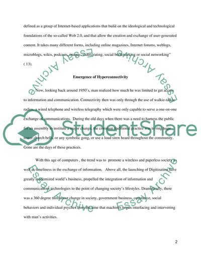 Global Impacts of Hyperconnectivity in the Realm of Netizens
