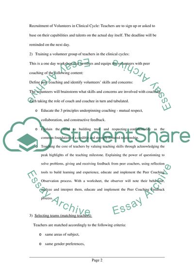 Peer Coaching Assignment Example Topics And Well Written Essays Peer Coaching Cheap Articles Writing Service also Health Education Essay Examples Of English Essays