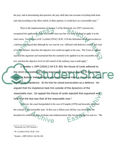 Man Test for Criminal Cases