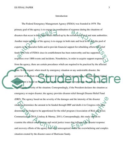 Hurricane Sandy in the USA