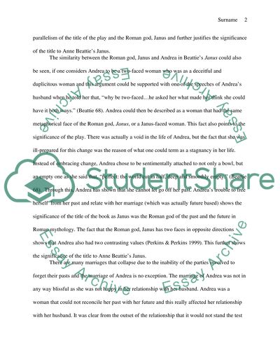 The Life of Andrea in Beatties Janus