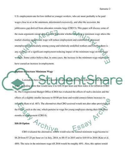 The Employment Effects of the Minimum Wage