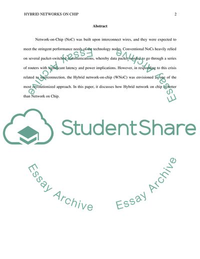 Comparative Characteristics of the Hybrid Networks on Chip and the Networks on Chip