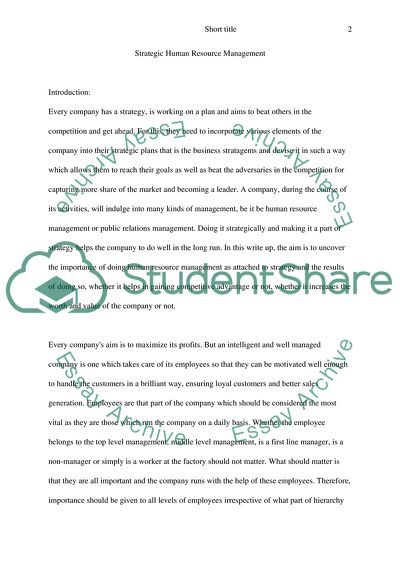 How to Create Value and Competitive Advantage in an Organization