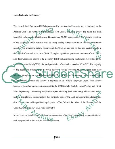 Economics of the United Arab Emirates