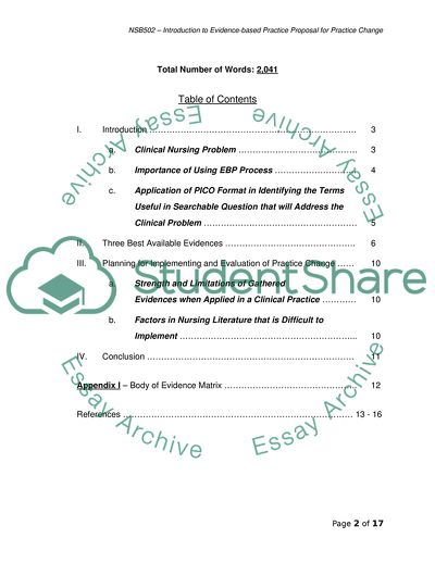 Planning for Implementing and Evaluation of Practice Change