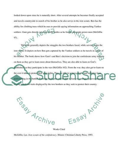 Iron scouts of the confederacy