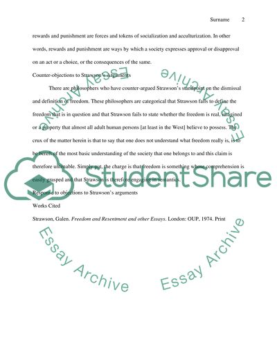 Why does Galen Strawson think free will is impossible Do you agree Why or why not