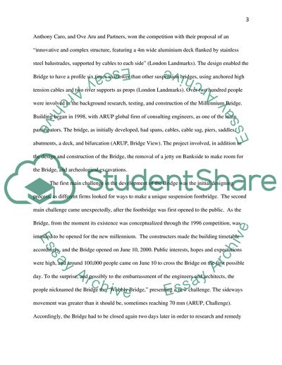 The Negative Reputation of the Constructors of the London Millennium Bridge