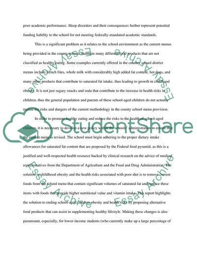 Implementing Healthier School Menus