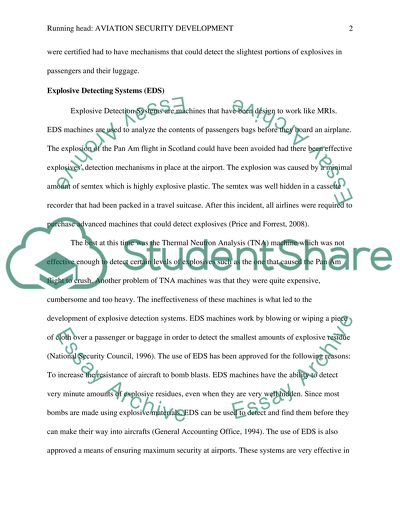 Aviation Security Development