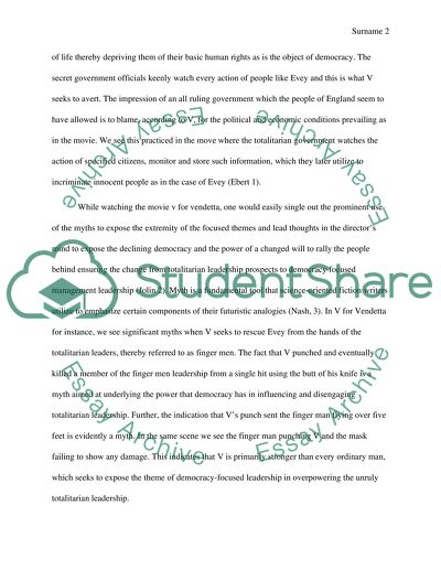 Dualizm in V for Vendeta