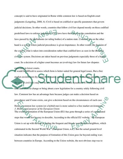 The Goal Behind the Integration of European Criminal Systems