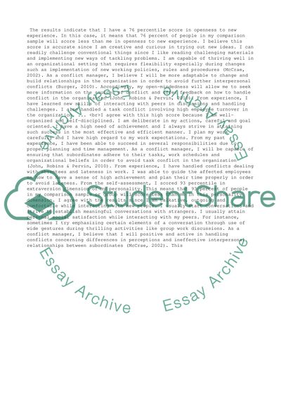 Personality Conflict Situations