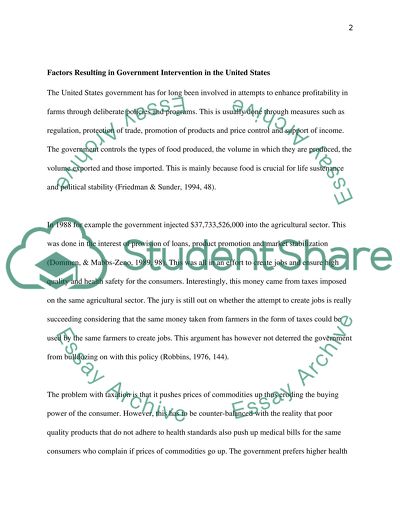 The Problem of Instability in the Agricultural Product Market