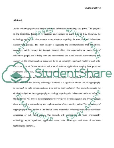 Cryptography as One Fundamental Way of Saving Communications: Information and Data Security Technology