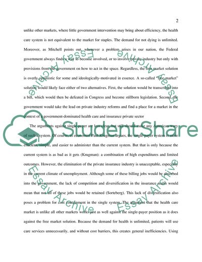 Why America Wont Get the Health-Care System It Needs