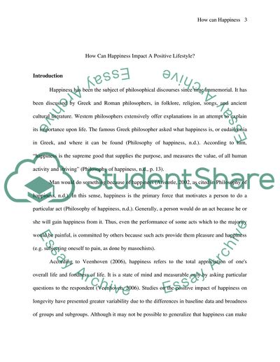 How Can Happiness Impact a Positive Lifestyle