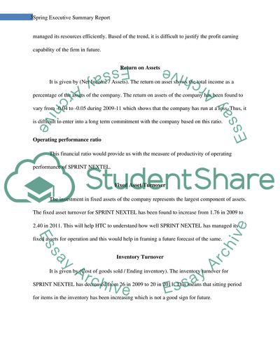 Future Forecast - Sprint Nextel