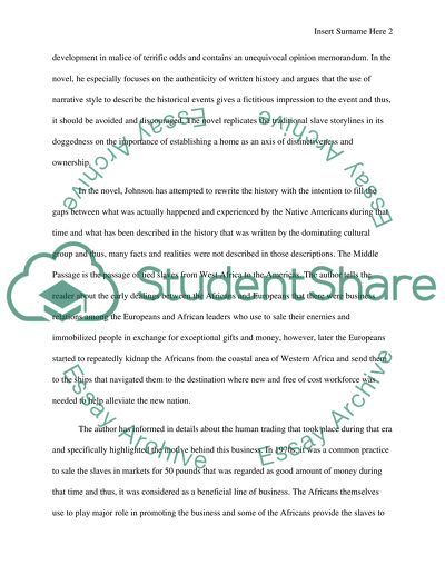 Middle Passages by Charles Johnsons