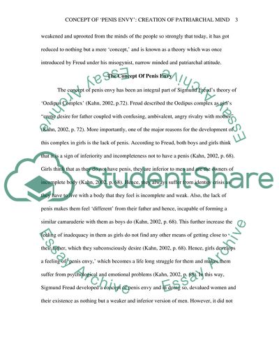 The Concept of Penis Envy