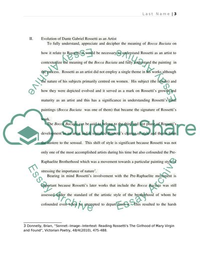 Analysis and Meaning of Dante Gabriel Rossettis The Bocca Baciata