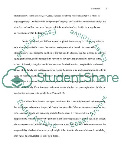 The Stonemason by Cormac McCarthy