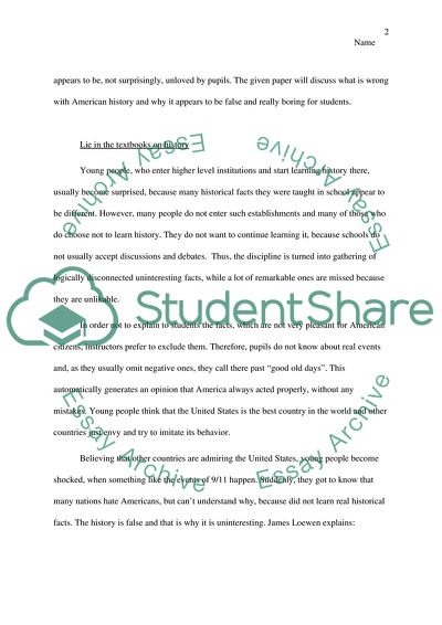 Problems in teaching history