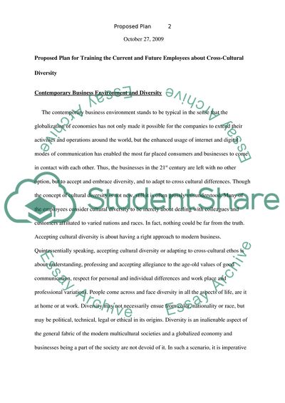 Contemporary Business Environment and Diversity