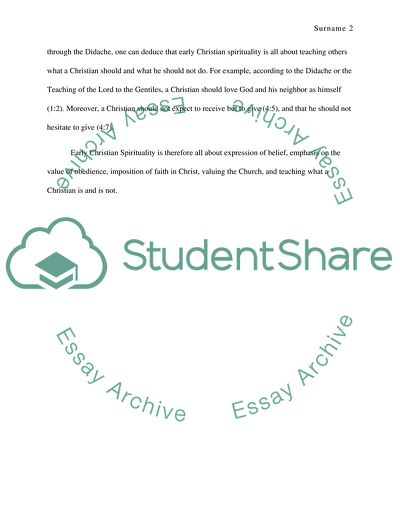 The Beliefs of the Christian Church