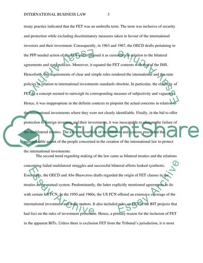The Fair and Equitable Treatment Standard in International Investment Law