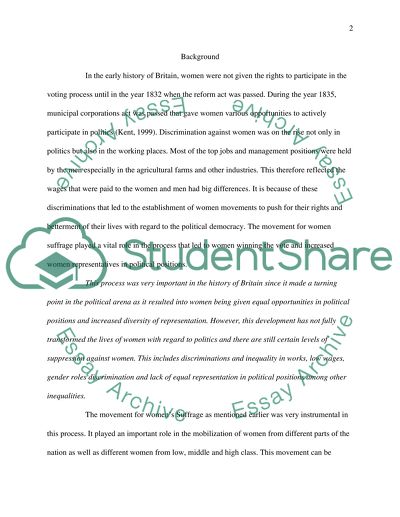 Winning the vote made little difference to womens status in political life. Discuss