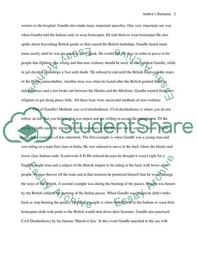 Leadership of Ghandi