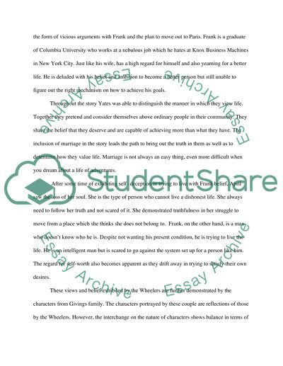 The Revolutionary Road