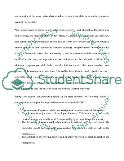 Proposed Project/Plan