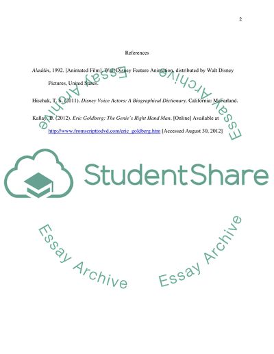 Aladdin (1992) ANIMATED FILM