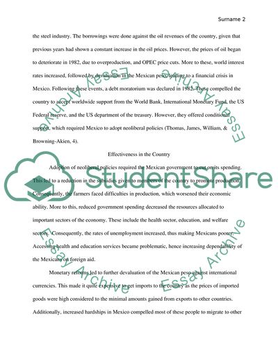 Dictatorship and the Neoliberal Markets