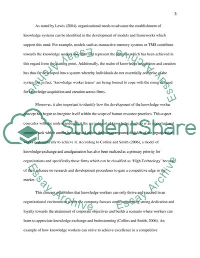 Knowledge Worker Paper-Sheila