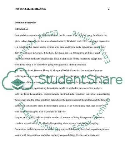 The Number of Women Suffering from Prenatal Depression