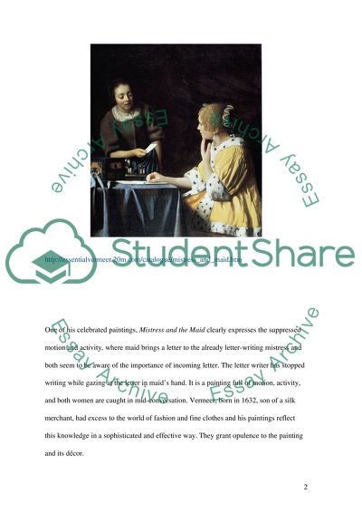 Vermeer and Psychology in Art