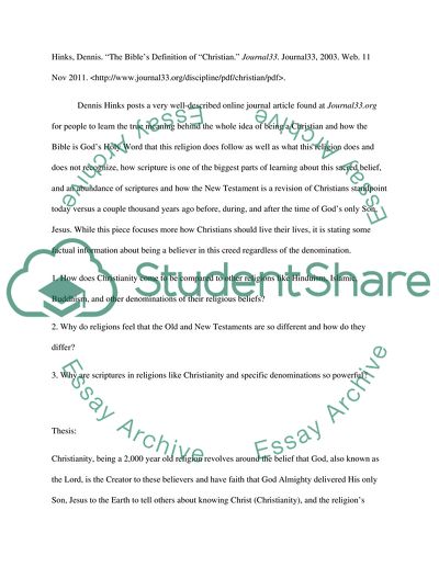 Christianity--Gospels vs. Old testament
