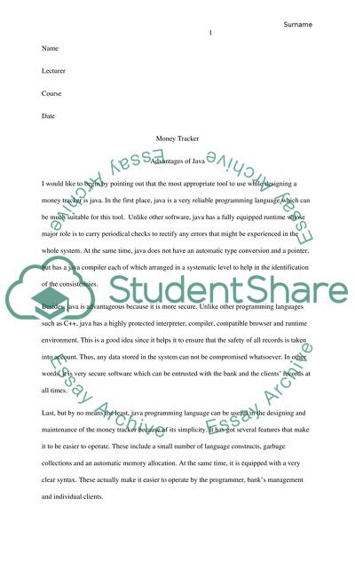 Java technology related to this tool