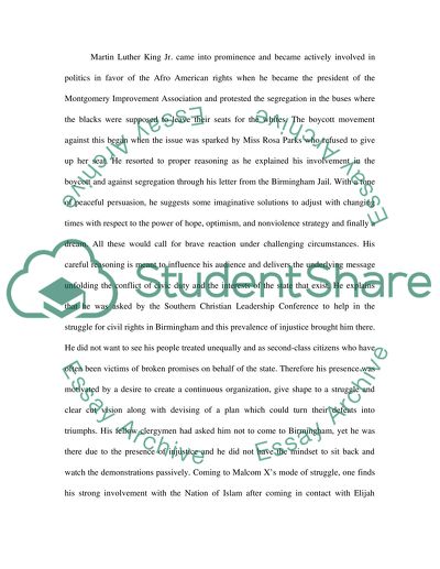 Martin Luther King Jr. and Malcolm X