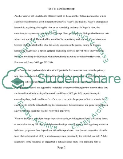 Self in Relationships