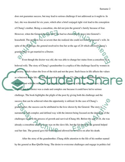 Jung Changs Wild Swans