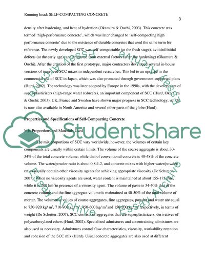 Self Compacting Concrete